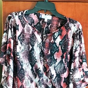 Blluse with built-in camisole